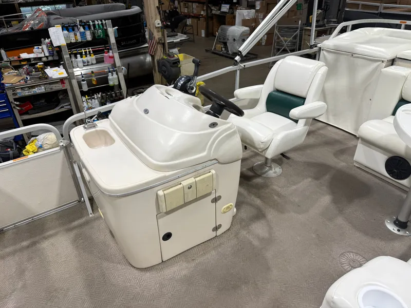 Slide: The Image of Manitou Legacy 240 & 2017 Mercury 4Stroke EFI $12,995 2001 - 11