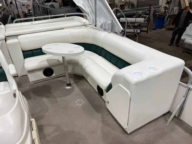 Slide: The Image of Manitou Legacy 240 & 2017 Mercury 4Stroke EFI $12,995 2001 - 17