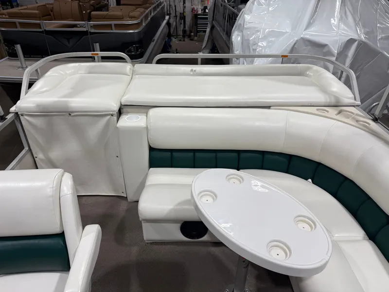 Slide: The Image of Manitou Legacy 240 & 2017 Mercury 4Stroke EFI $12,995 2001 - 18