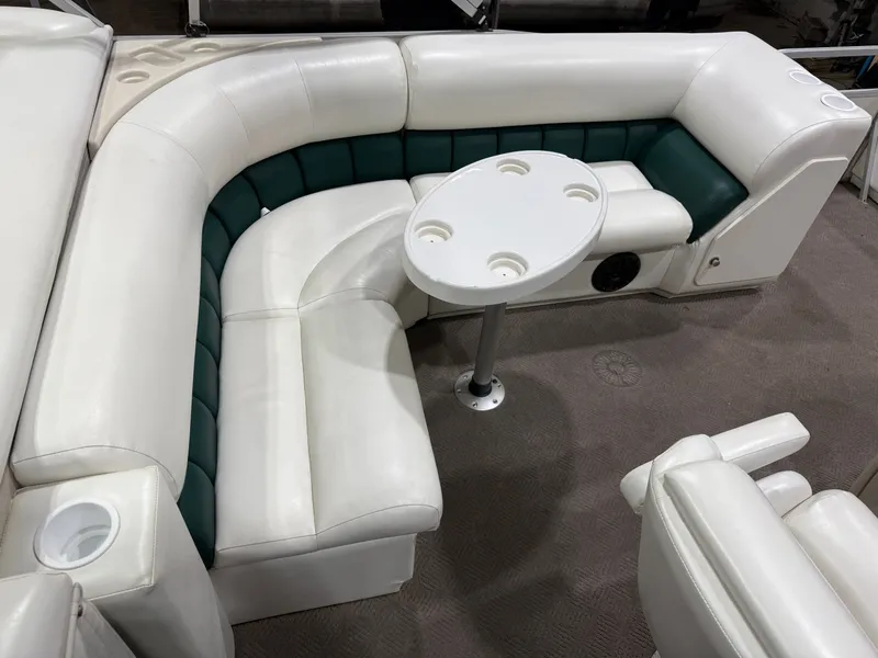 Slide: The Image of Manitou Legacy 240 & 2017 Mercury 4Stroke EFI $12,995 2001 - 22