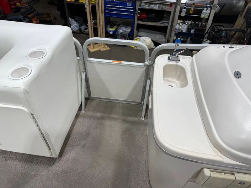 Slide: The Image of Manitou Legacy 240 & 2017 Mercury 4Stroke EFI $12,995 2001 - 28