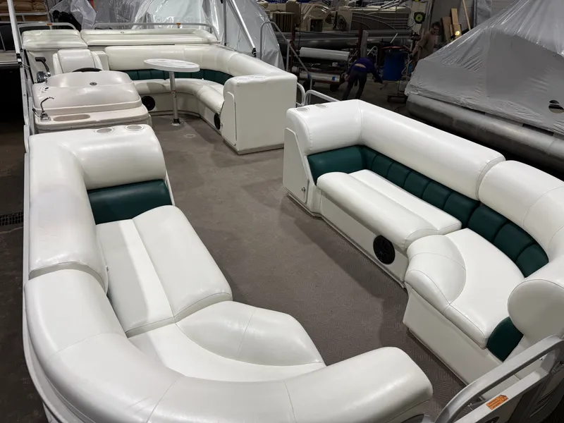 Slide: The Image of Manitou Legacy 240 & 2017 Mercury 4Stroke EFI $12,995 2001 - 32