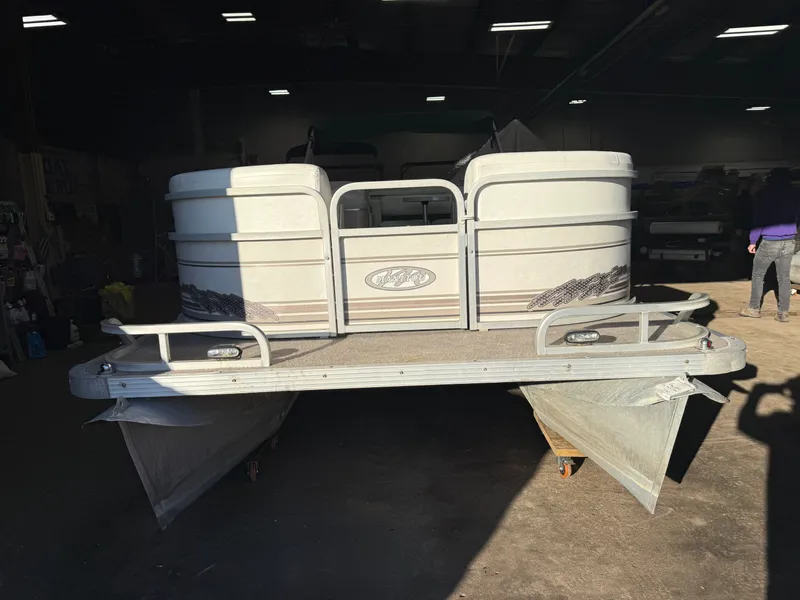 Slide: The Image of Manitou Legacy 240 & 2017 Mercury 4Stroke EFI $12,995 2001 - 35