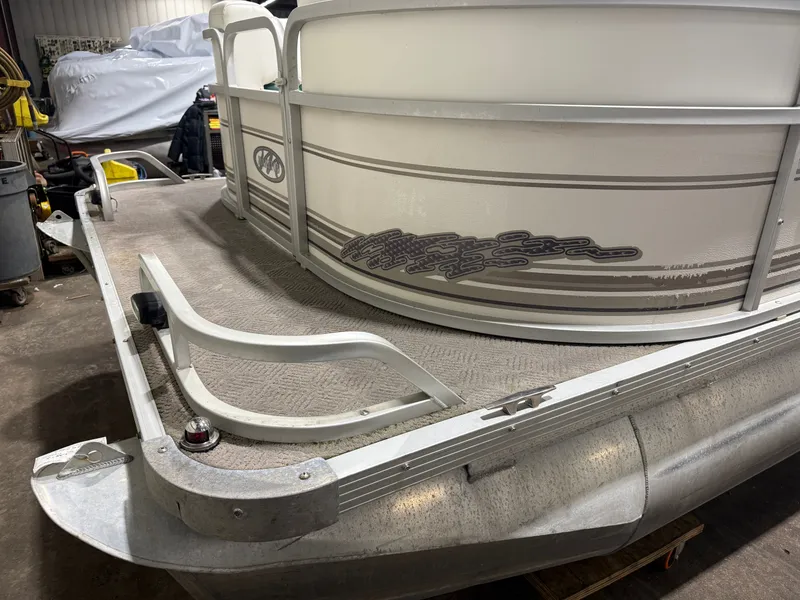 Slide: The Image of Manitou Legacy 240 & 2017 Mercury 4Stroke EFI $12,995 2001 - 37