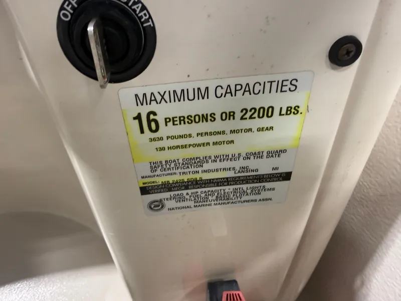 Slide: The Image of Manitou Legacy 240 & 2017 Mercury 4Stroke EFI $12,995 2001 - 42