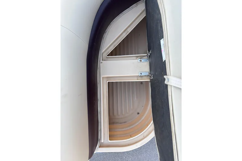 Slide: The Image of Storage compartment of a 2017 Sun Tracker Party Barge 24 DLX pontoon boat. - 57