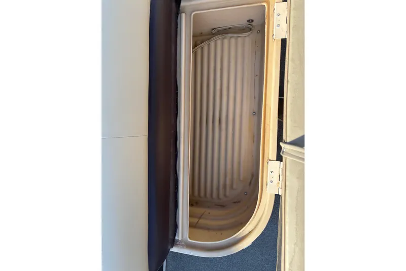 Slide: The Image of Storage compartment of a 2017 Sun Tracker Party Barge 24 DLX pontoon boat. - 62