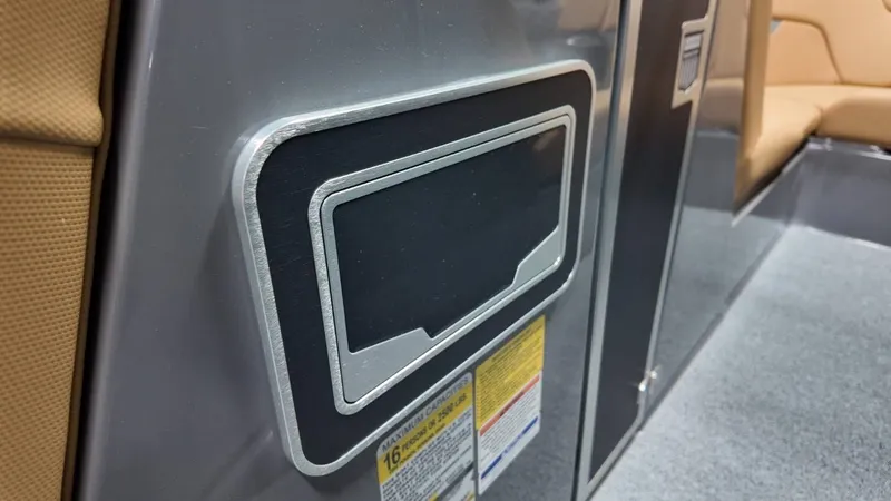 Slide: The Image of Close-up of the interior of a 2026 MasterCraft XT23 boat. - 33