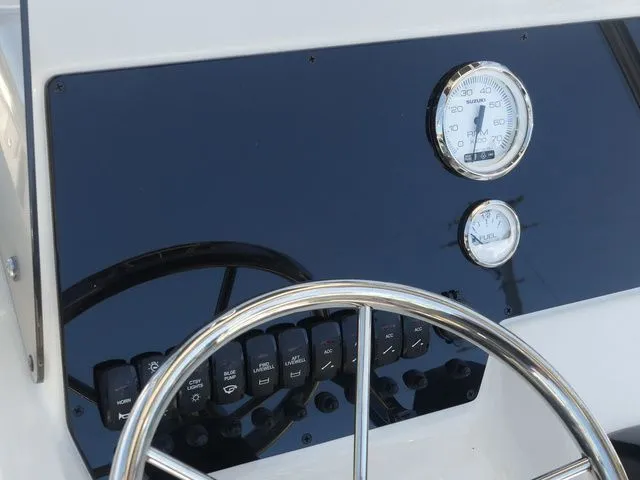 Slide: The Image of Dashboard of a 2026 Bulls Bay 2200 XS boat. - 19