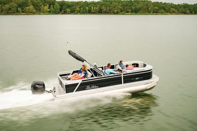 Slide: The Image of Sun Tracker Party Barge 22 RF DLX 2026 - 97