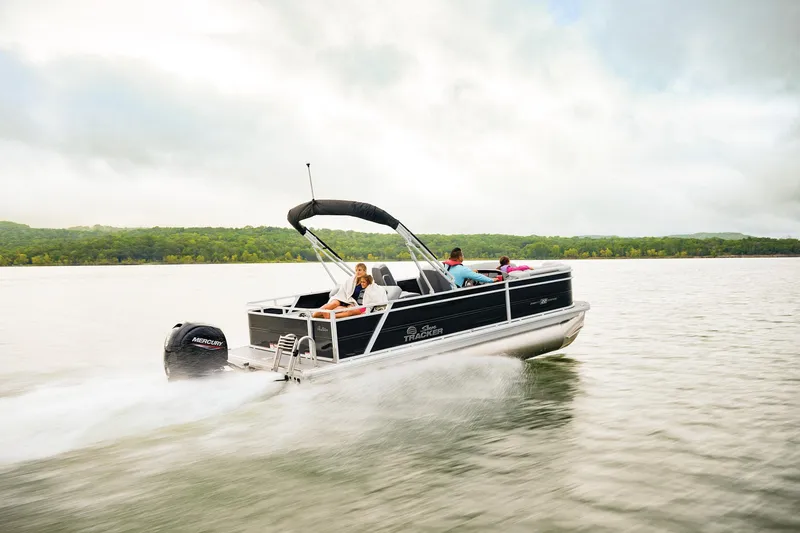 Slide: The Image of Sun Tracker Party Barge 22 RF DLX 2026 - 98