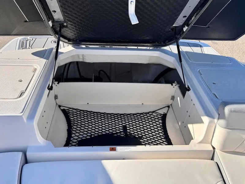 Slide: The Image of Storage compartment in Chaparral 23 SSi OB boat, 2022 model. - 7