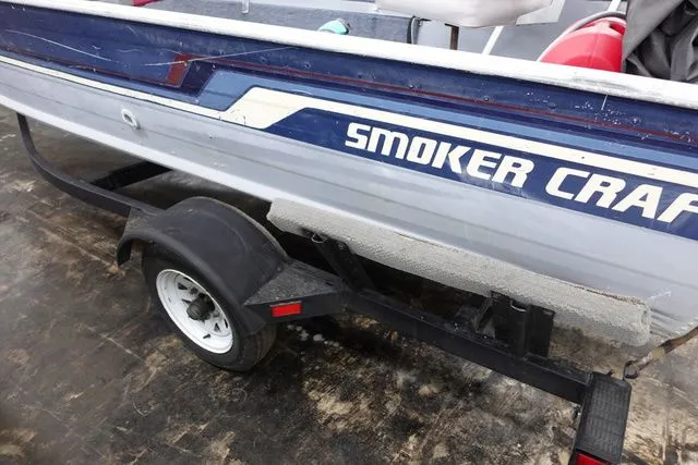 Slide: The Image of Smoker Craft 16 TILLER 1988 - 4