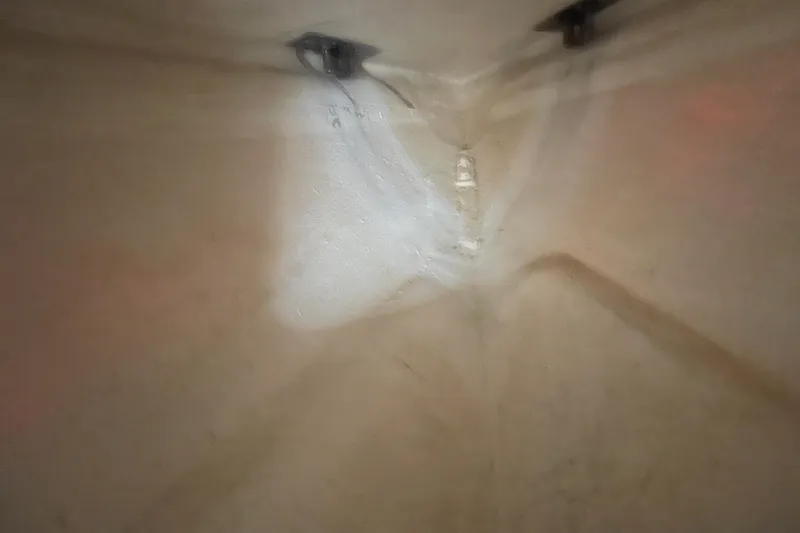 Slide: The Image of Interior view of a 1998 Cigarette 38' Top Gun boat hull. - 40