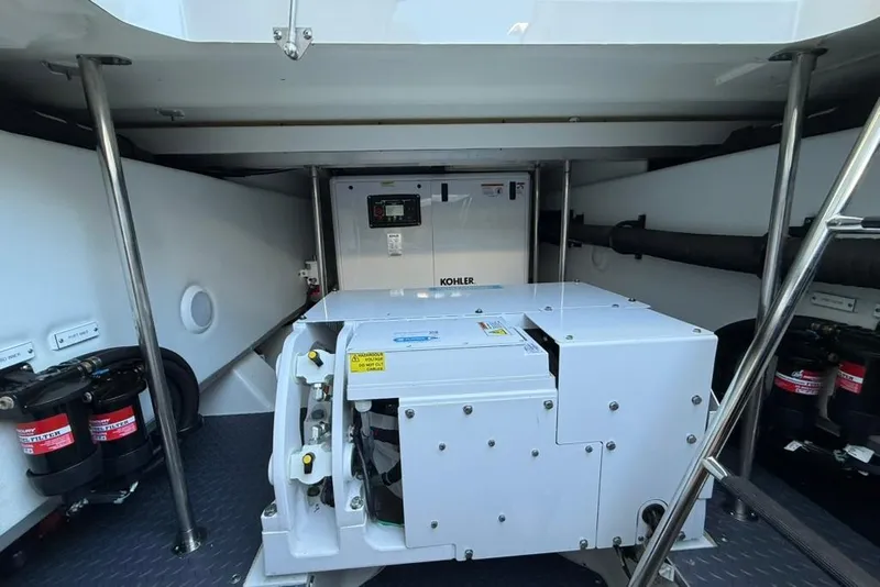 Slide: The Image of Engine room of 2022 Formula 500 Super Sport Crossover with Kohler generator. - 47