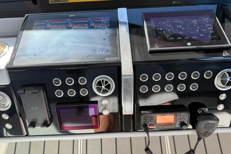 Slide: The Image of 2022 Formula 500 Super Sport Crossover dashboard with advanced navigation and control systems. - 67