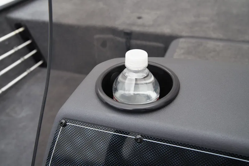 Slide: The Image of Manufacturer Provided Image: Cup holder with water bottle on 2025 Tracker Bass Tracker Classic XL boat. - 23