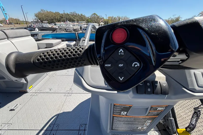 Slide: The Image of 2023 Sea-Doo Switch Cruise 21 interior with spacious seating and modern design. - 42