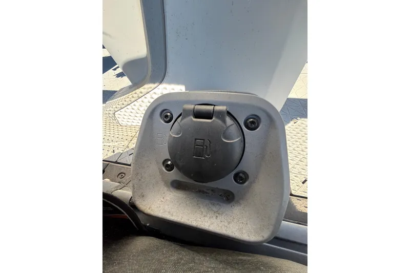 Slide: The Image of 2023 Sea-Doo Switch Cruise 21 hull identification number on a textured surface. - 95