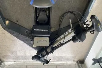 Slide: The Image of 2023 Ranger RT188 boat with Garmin equipment and trolling motor on deck. - 10