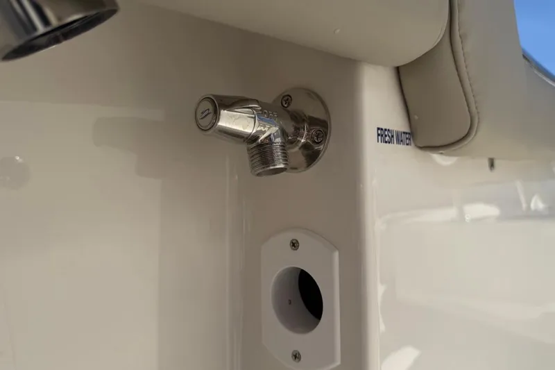 Slide: The Image of 2026 Key West 203 FS boat fresh water outlet detail. - 43