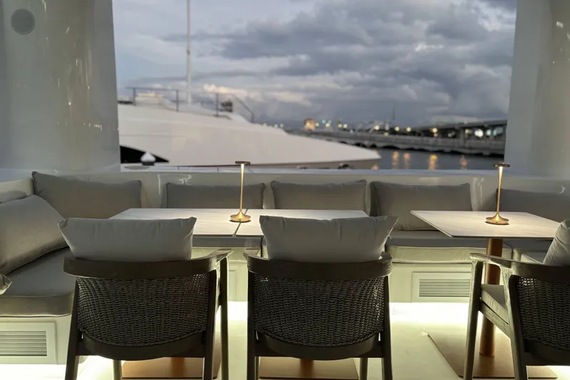 Slide: The Image of Luxurious ARKHAUS Villa 50 interior with elegant seating and ambient lighting, 2025 model. - 11