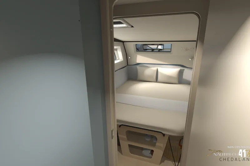 Slide: The Image of Interior of Nautitech 41 Type S yacht, year 2026. - 35