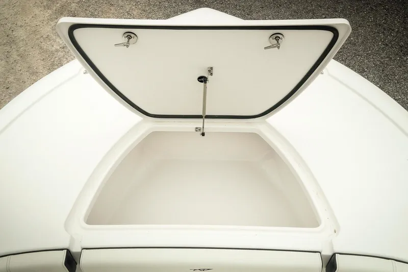 Slide: The Image of Open storage compartment on 2026 Tidewater 2500 Carolina Bay boat. - 38