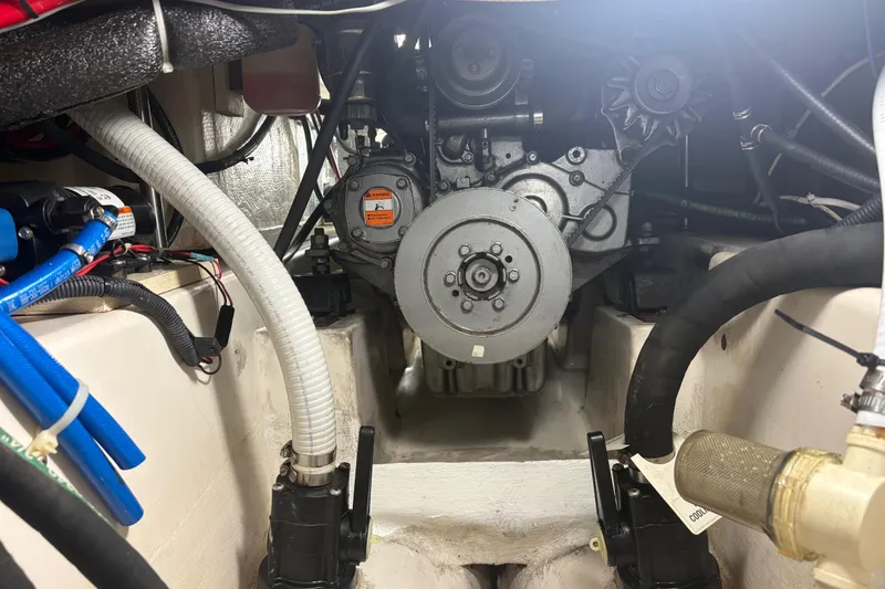 Slide: The Image of Interior view of 2007 Catalina Morgan 440 sailboat cockpit with navigation equipment. - 29