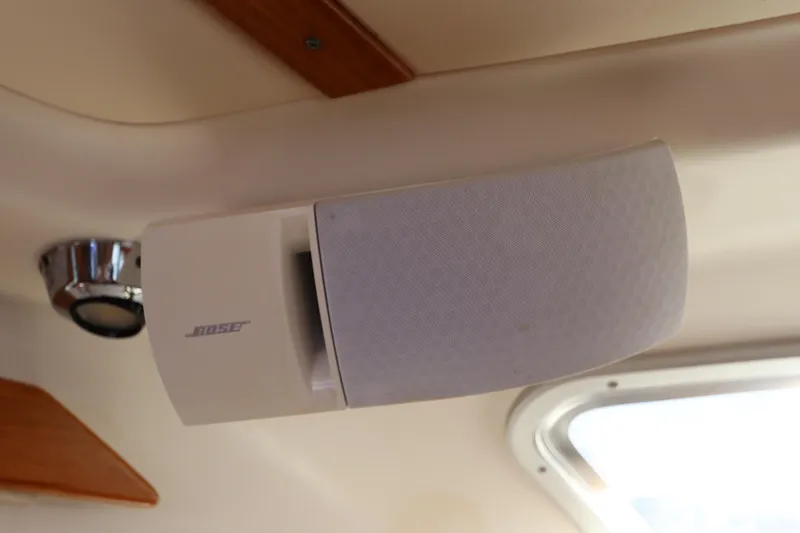 Slide: The Image of Bose speaker installed in a 2007 Catalina Morgan 440 yacht interior. - 42