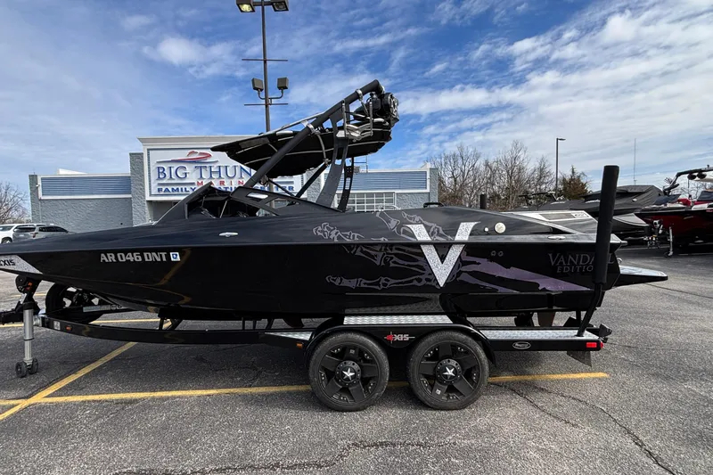 Slide: The Image of 2012 Axis A22 Vandal Edition boat on trailer at Big Thunder Marine. - 38