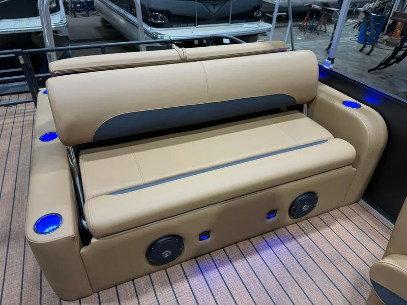 Slide: The Image of Bentley Pontoons Legacy 300HP Swingback 243 Tritoon 2026 - 25