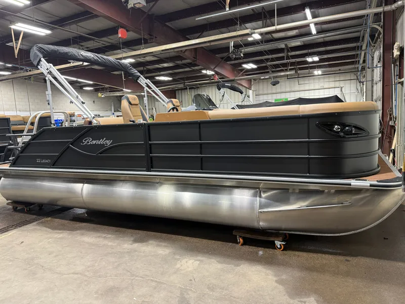 Slide: The Image of Bentley Pontoons Legacy 300HP Swingback 243 Tritoon 2026 - 53