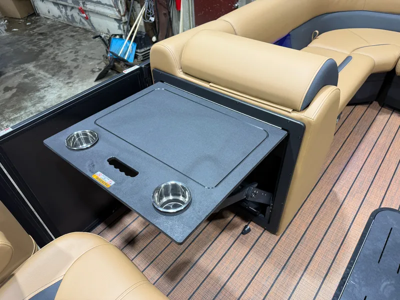 Slide: The Image of Bentley Pontoons Legacy 300HP 243 Navigator Quad Lounge Tritoon 2026 - 11