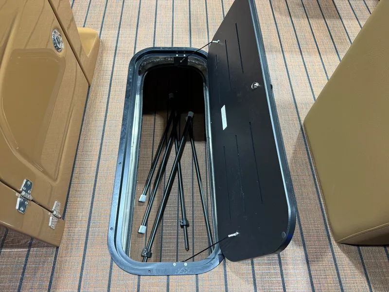 Slide: The Image of Bentley Pontoons Legacy 300HP 243 Navigator Quad Lounge Tritoon 2026 - 31