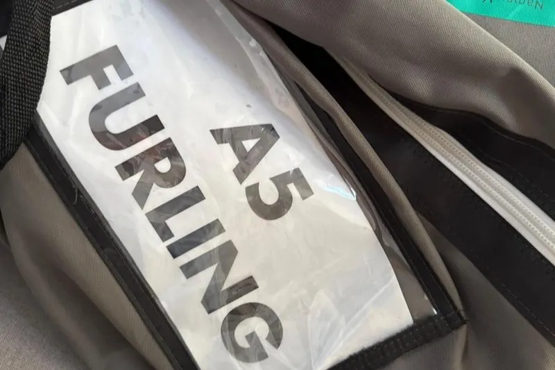 Slide: The Image of Bag labeled "A5 Furling" for Beneteau First 36, 2023 model. - 104