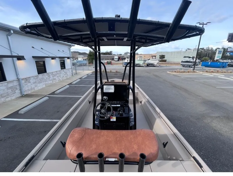 Slide: The Image of Interior view of Avid 20CC Rogue boat, model year 2026. - 12