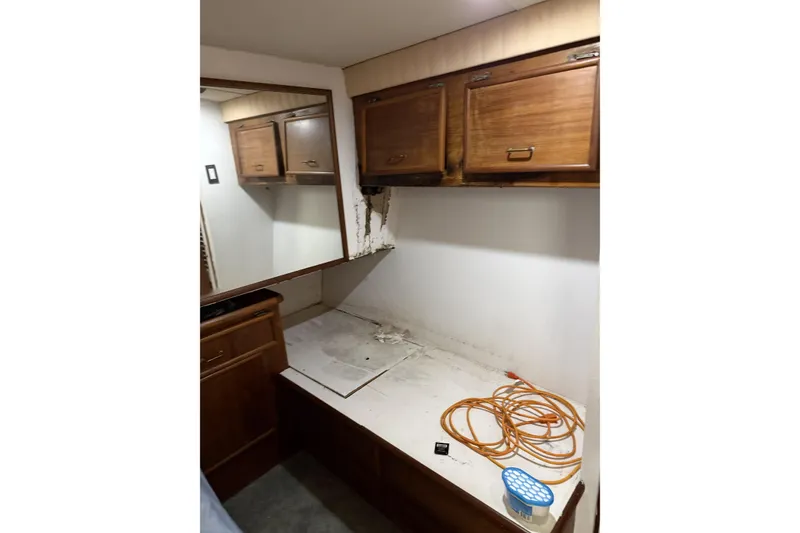 Slide: The Image of Ocean 44 Port stateroom water damage - 17