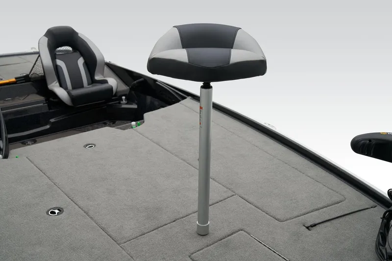 Slide: The Image of 2026 Nitro Z20 XL Pro boat interior with dual seats and sleek design. - 12