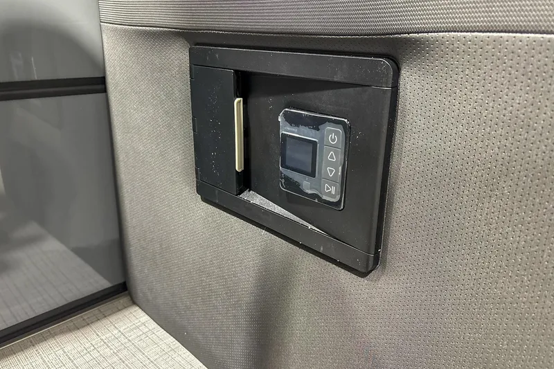 Slide: The Image of Control panel on 2025 Trifecta 22RF CS boat, featuring sleek design and modern interface. - 14