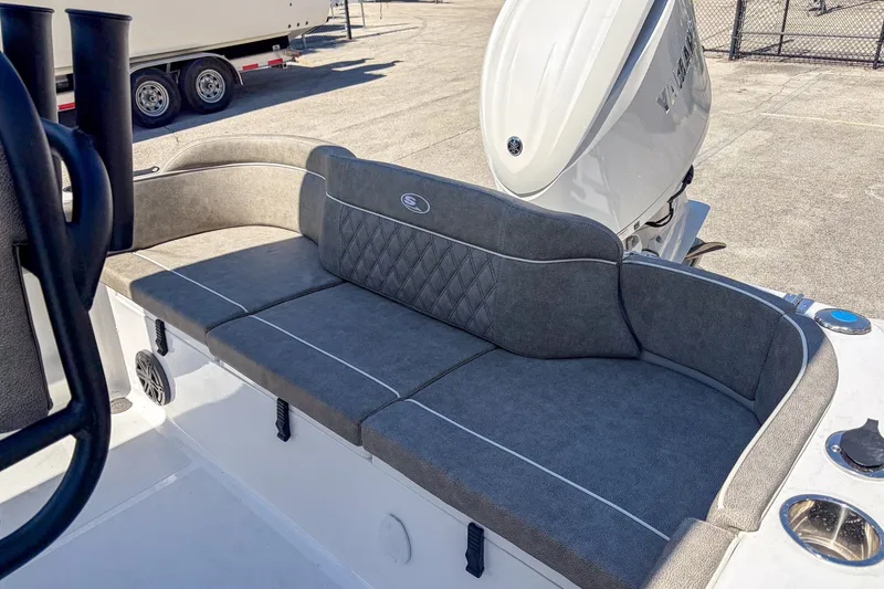 Slide: The Image of Seating area of Sea Hunt Ultra 219 boat, year 2026. - 6