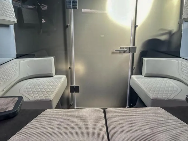 Slide: The Image of Interior of 2024 BRABUS Shadow 1000 ST with luxurious seating and modern design. - 11