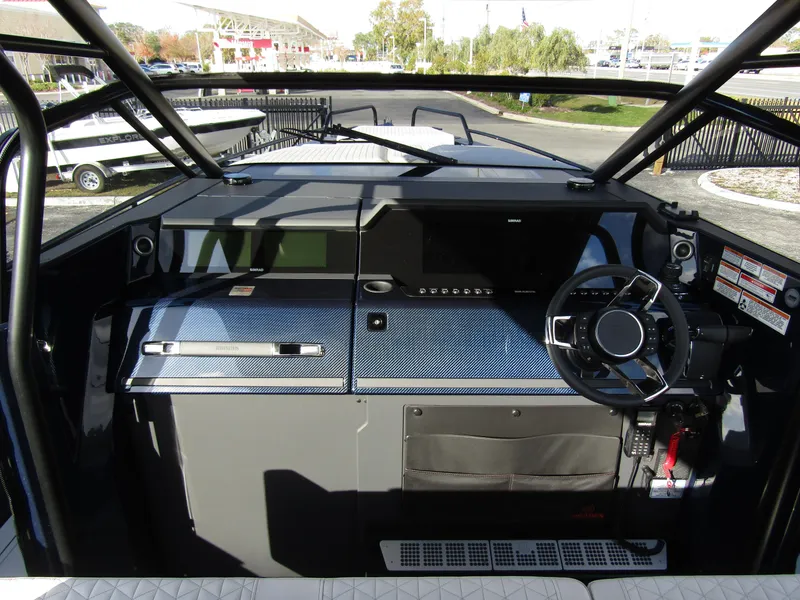 Slide: The Image of 2024 BRABUS Shadow 900 ST cockpit with sleek design and advanced controls. - 11