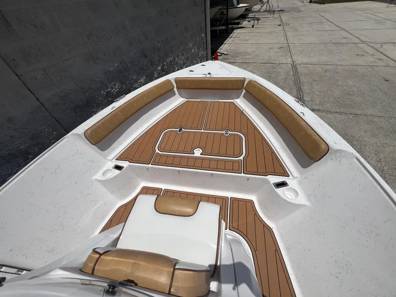 Slide: The Image of ALK2 Powerboats 18 CRS 2024 with modern deck design. - 7