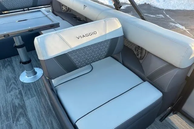Slide: The Image of Luxurious seating in 2026 Viaggio Lago Z-B 22 boat with elegant design and comfort. - 29