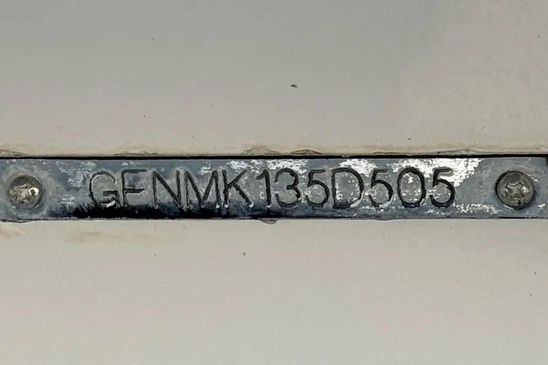 Slide: The Image of 2005 Four Winns 194 Funship hull identification number plate, GENMK135D505. - 33