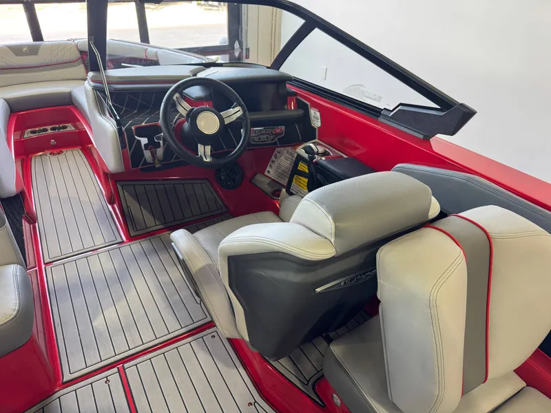 Slide: The Image of Interior of a 2020 Nautique Super Air Nautique GS24 boat. - 24