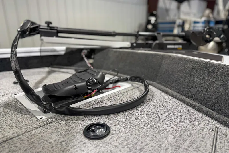 Slide: The Image of 2026 Smoker Craft Viper XR 165 boat interior with advanced control panel. - 7