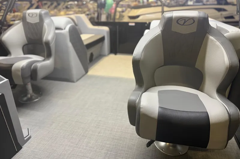 Slide: The Image of 2026 Veranda Relax VR22RC boat interior with luxurious seating and modern design. - 6