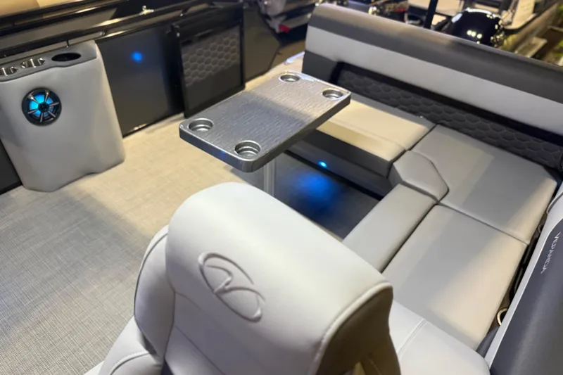 Slide: The Image of 2026 Veranda VR 235 L boat interior with luxurious seating and modern amenities. - 6